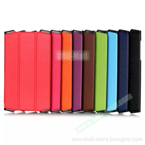 Karst Texture 3 Folding Flip Leather Cover Case for Acer Predator 8